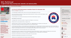 Desktop Screenshot of ocpolitical.com