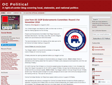 Tablet Screenshot of ocpolitical.com